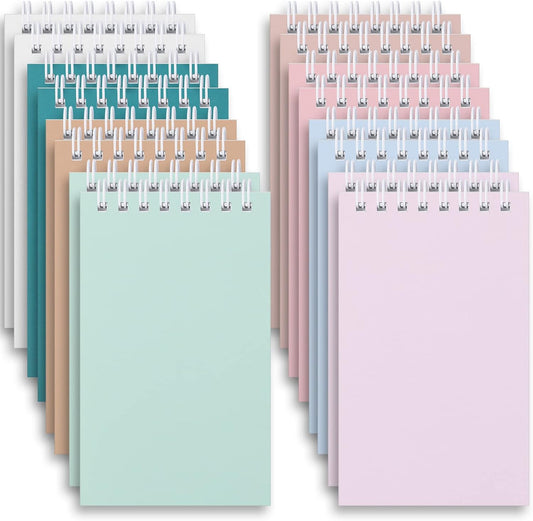 Ddaowanx Small Notebooks,3x5 Pocket Spiral Notepads With Lined Pages - The Perfect Little Mini Notebook to Stay Organized and Boost Productivity at Work or School (8, Cute Colors)