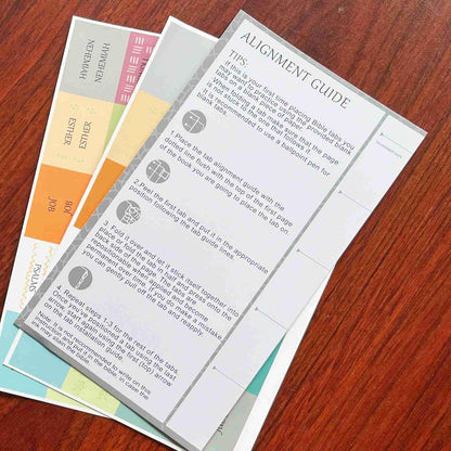 Thinkor- Repositionable Bible Tabs, 66 Pink Theme Laminated Tabs for Women, Thinkor for Study Bible