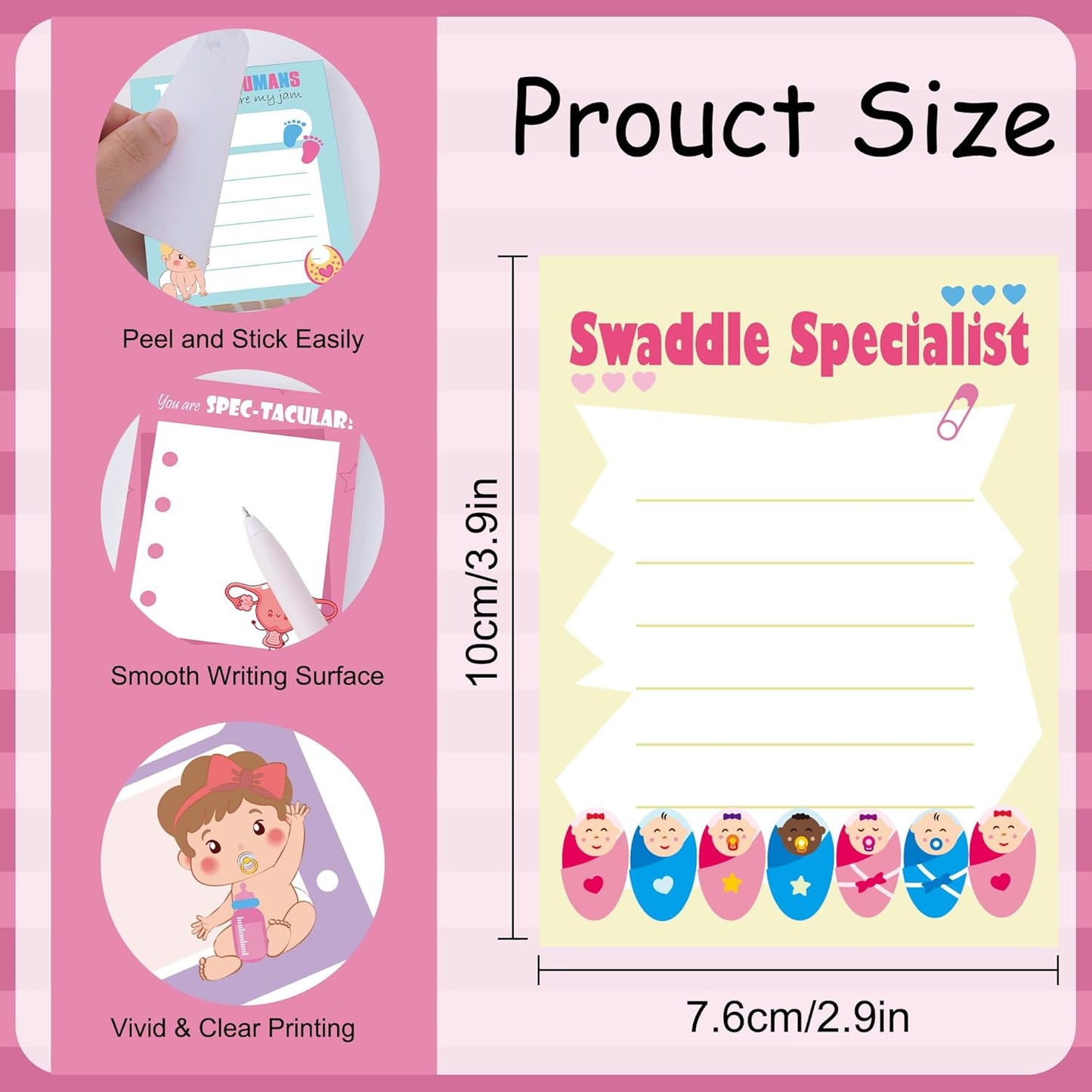 Dumpster Fire Sticky Notes 9 Pack, Funny Dumpster Fire Notepads for Work Stress Relief, Cute Self-Stick Memo Note Pads for Office, Humorous Gifts for Coworkers Students School Office Supplies 3×3 Inch