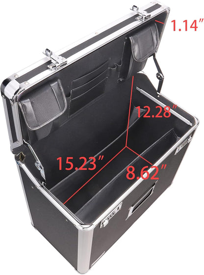 Vaultz Locking Mobile File Chest, Letter/Legal Files, 17.5" X 15.5" X 14.5", Black