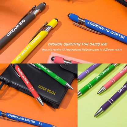 20 Pieces Ballpoint Pen Refills Black Ink 1.0mm Medium Point Smooth Writing Replacement Gel Ink Refills for Retractable Ballpoint Pen School Office Supplies