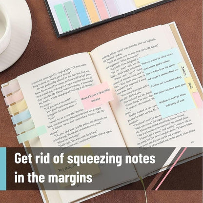 Sticky Notes Set, Tabs, 410 Pack, Divider, School Supplies, Office Supplies, Planner CEO, Sticky Note Dividers Tabs, Book Notes, Bible Sticky Notes