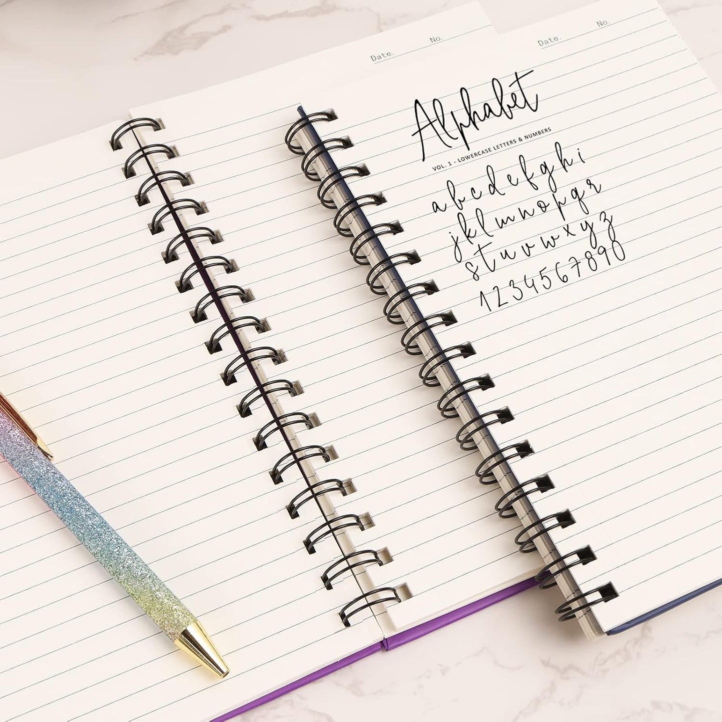 EOOUT 6pcs Hardcover Spiral Notebook, A5 Lined Spiral Journals 5.5x8.5in, 160 Pages Journal Notebook for Work, Office