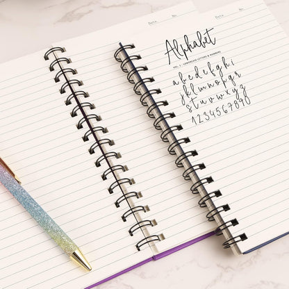 EOOUT 6pcs Hardcover Spiral Notebook, A5 Lined Spiral Journals 5.5x8.5in, 160 Pages Journal Notebook for Work, Office