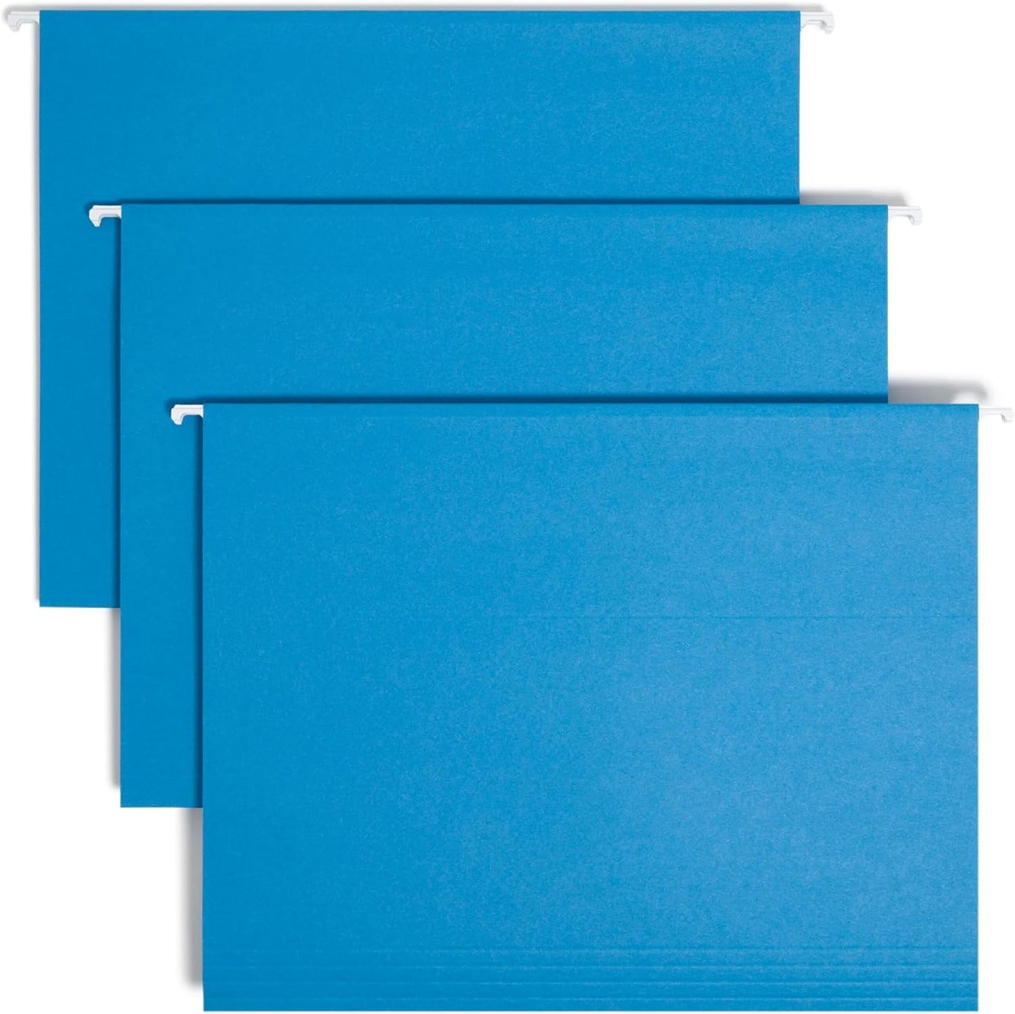 Smead Standard Hanging File Folders, 25 Count, Assorted Primaries, 1/5-Cut Adjustable Tabs, Letter Size (64059)