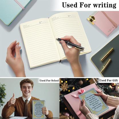 Inspirational Gift Appreciate Lined Journal Notebook Graduation Gift Take Pride In How Far You've Come Writing Notebook Encouragement Gift,1 Pack (Yellow),(Take pride-Yellow)