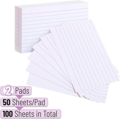 Mr. Pen- Lined Index Cards, 3x5, 100 Cards, Flash Cards, Note Cards, Index Card