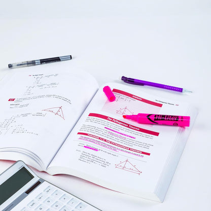 Avery Hi-Liter Desk-Style Highlighters, Smear Safe Ink, Chisel Tip, 12 Fluorescent Pink Highlighters (24010)