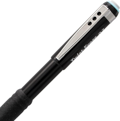 Pentel Twist-Erase III Mechanical Pencil, (0.7mm), Assorted Barrel Colors with 2 Eraser Refills, Pack of 2 (QE517BP2)