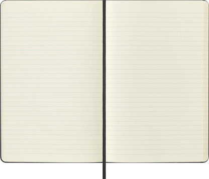 Moleskine Classic Notebook, Large, Ruled, Black, Hard Cover (5 x 8.25)
