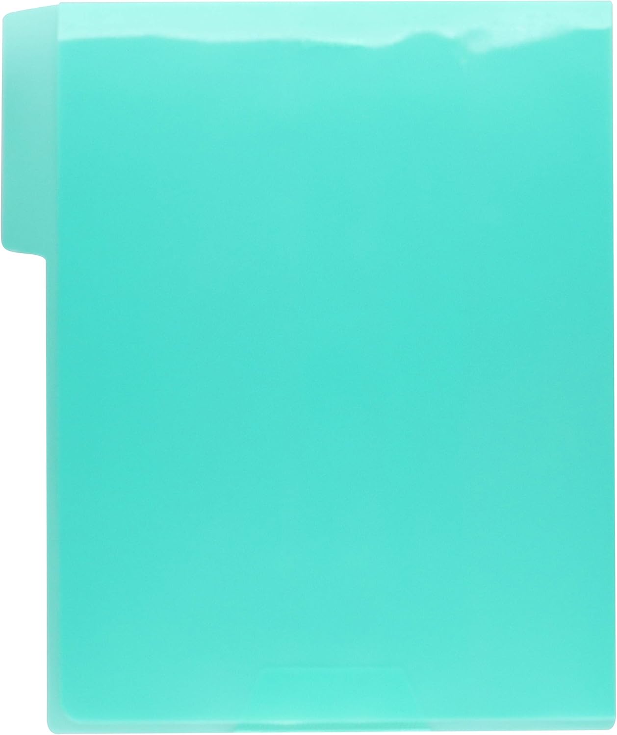 Pendaflex Poly View Folders, Letter, Assorted Colors, 6/PK