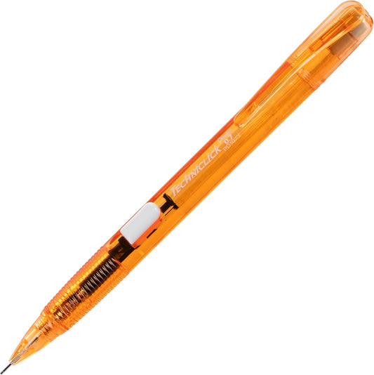 Pentel Techniclick 0.7mm Mechanical Pencil – Pack of 5, Smooth Writing Pencil for Students & Professionals, Medium Line, Side-Click Lead Advance, Assorted Pastel Barrel Colors (PD107TBP5M)