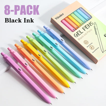 Piochoo Calligraphy Pens,8 Size Calligraphy Pens for Writing,Brush Pens Calligraphy Set for Beginners, Hand Lettering Pens