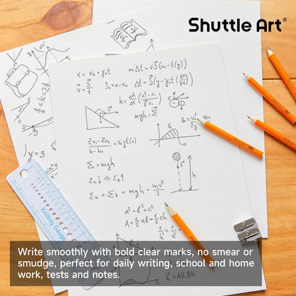Shuttle Art 108 Pack Golf Pencils With Erasers, #2 HB Pencils Bulk, 3.5” Mini Pencil, Pre-Sharpened Small Pencil for Kids Teachers Classroom Games, Back to School Supplies