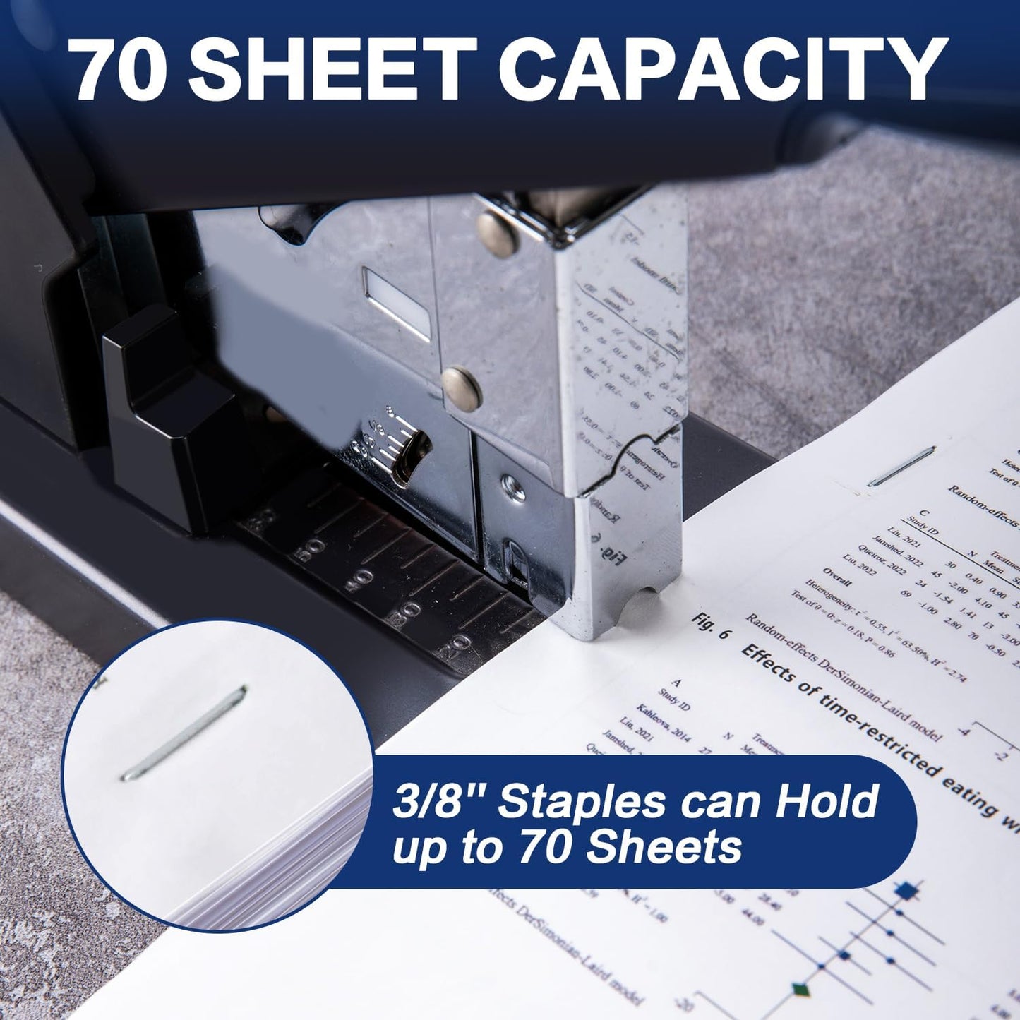 Deli Staples, 10000 Staples, Standard Staple for Desktop Staplers, 1/4'' Length, 210/Strip, 2 Boxes of 5000 Each