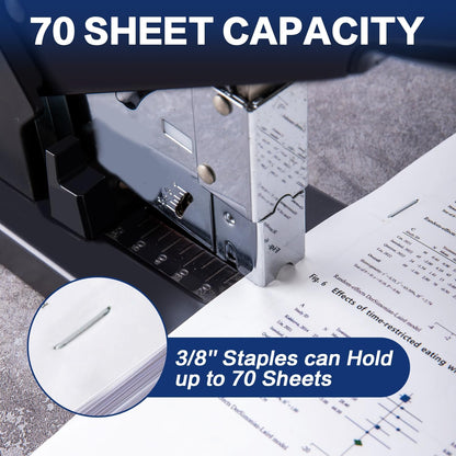 Deli Staples, 10000 Staples, Standard Staple for Desktop Staplers, 1/4'' Length, 210/Strip, 2 Boxes of 5000 Each