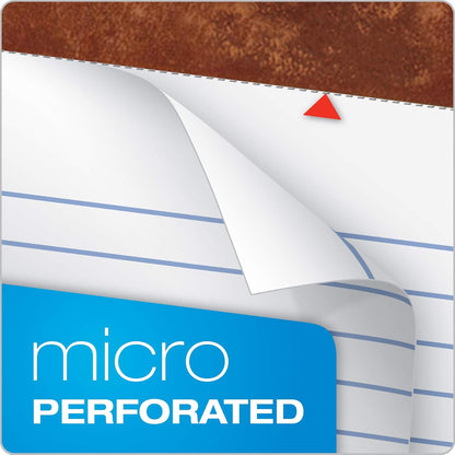 TOPS The Legal Pad, 8-1/2 x 11-3/4 Inches, Perforated, White, Legal/Wide Rule, 50 Sheets per Writing Pad, 3 Pads per Pack (75337)
