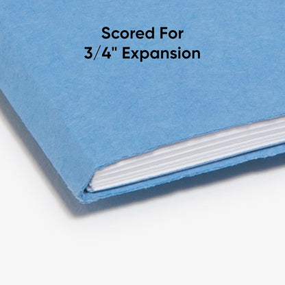 Smead Fastener File Folders, Reinforced 1/3-Cut Tabs, 2 Fasteners, Letter Size, Blue, 50 per Box (12040)