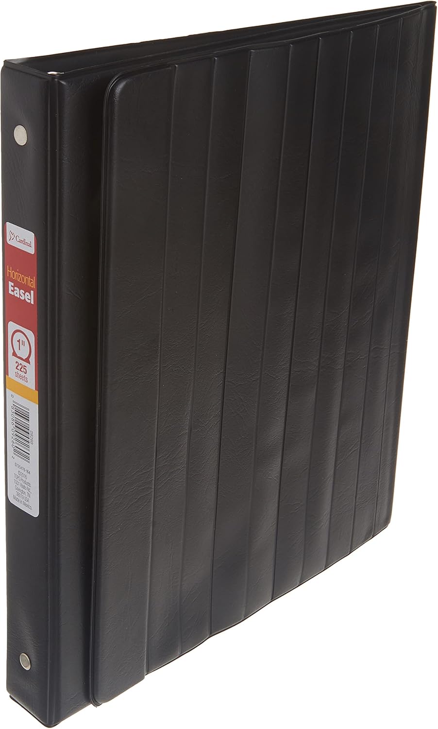 Cardinal Easel Ring Binder, Horizontal, 1-Inch, 11-Inch x 8-1/2-Inch, Black (09260V3)