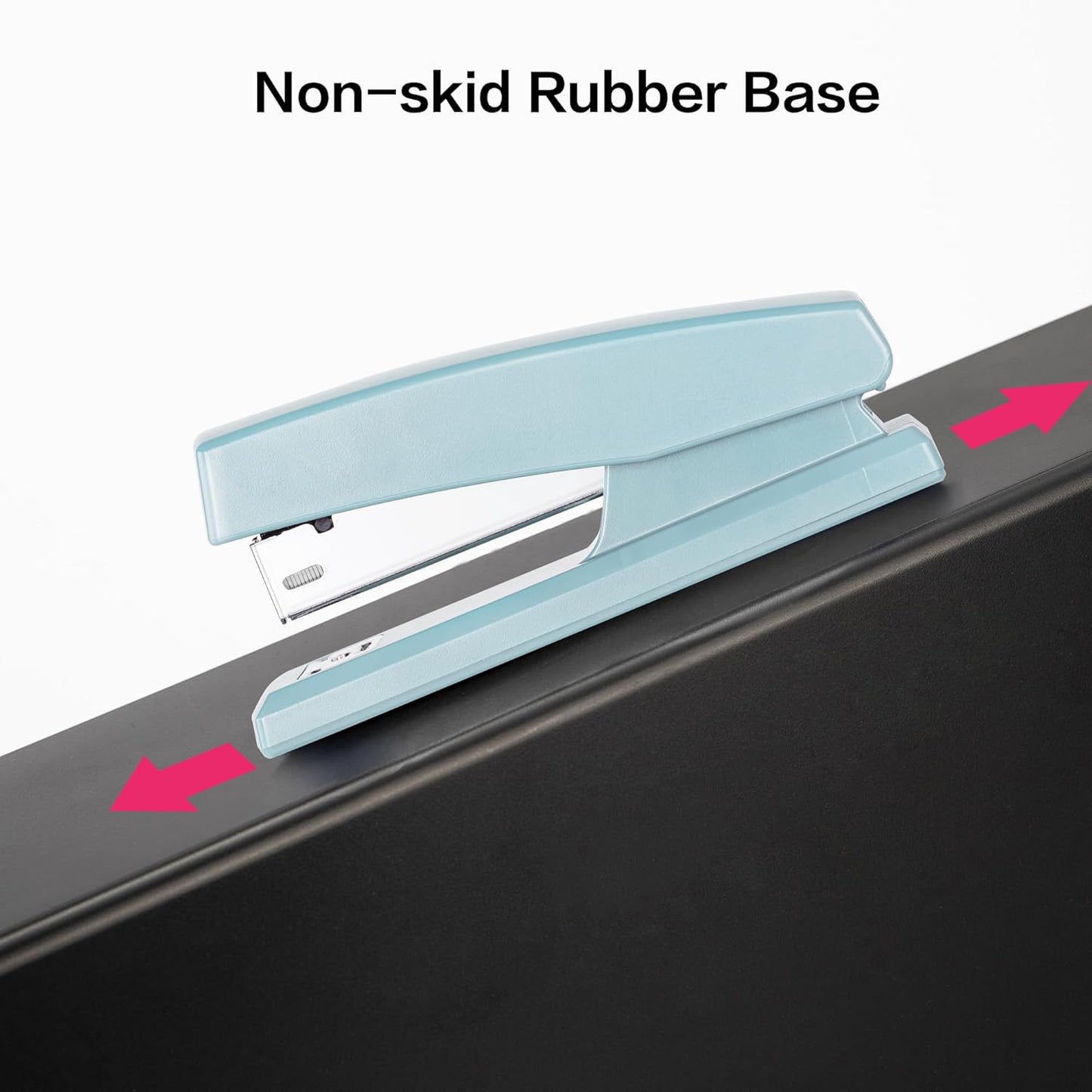 Deli Stapler, Desktop Staplers with 640 Staples, Office Stapler, 25 Sheet Capacity, White