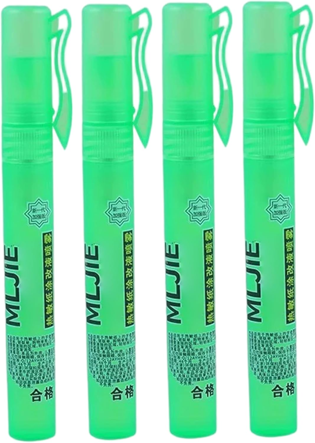 Thermal Paper Eraser Spray Quick Dry White Out Liquid Spray with Lid 4PCS Portable Correction Fluid for Documents, Labels, Packages, Shipping Addresses Office Products..