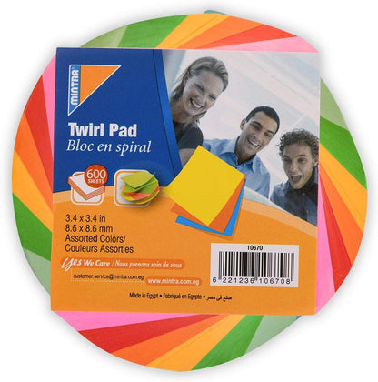 Mintra Office Memo Pads (1pk, Memo Cube - White)