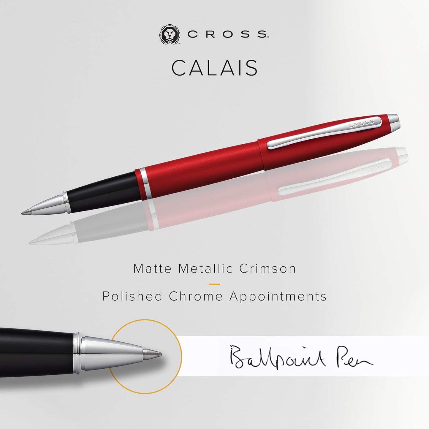 Cross AT0115-18 Calais Matte Metallic Rollerball Pen, Midnight Blue