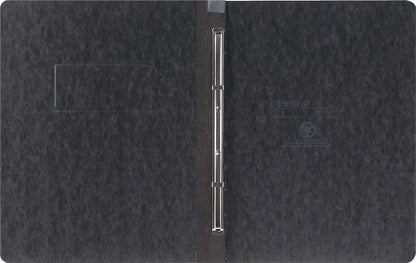 Oxford Heavyweight Pressguard and Pressboard Report Cover W/Reinforced Side Hinge, 2-Prong Metal Fastener, 3" Cap, 8.5 X 11, Black