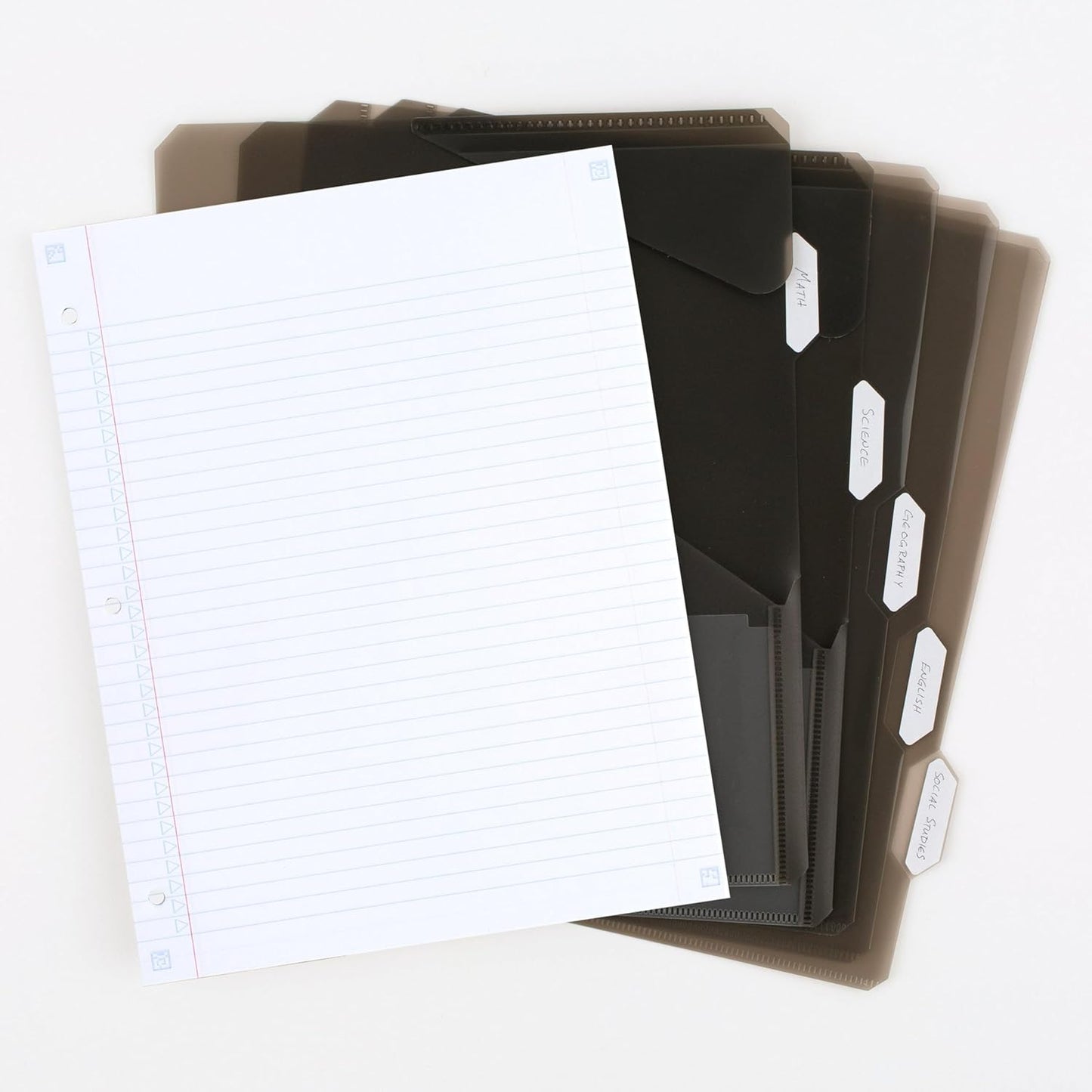 Five Star Flex Refillable Notebook + Study App 1 Inch O-Rings Binder with Pockets Tabs and Dividers, 220 Sheet Capacity, Includes 60 Sheets 8.5" x 11" College Ruled Paper, Prom Pink (293280R)