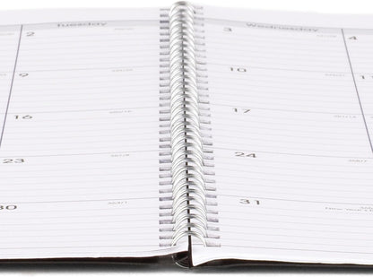AT-A-GLANCE Planner 2026-2027 Weekly & Monthly Academic 12-Month July-June Quarter-Hourly Appointment Book, 8-1/2" x 11", DayMinder, Charcoal (AYC52045)
