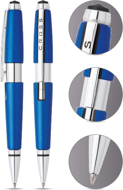 Cross Edge Matte Black Lacquer Gel Rollerball Pen