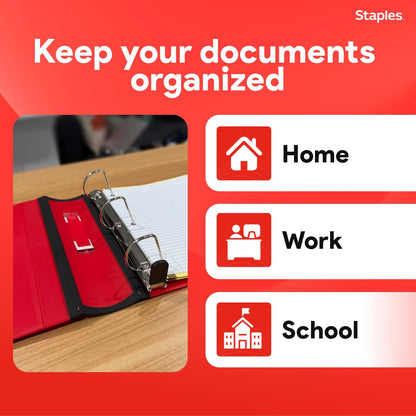 Staples Better Binder 2-Inch D-Ring View Binder, Reinforced Spine, Holds Up to 540 Sheets, Teal, for Office & School