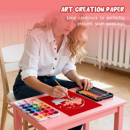 40 Sheets Cream Cardstock Paper 8.5 x 11, Ivory Cardstock Printer Paper 8.5x11, Off White Card Stock Paper 8.5 x 11, 200 GSM Construction Paper for DIY Cards, Greeting Cards, Wedding Invitations