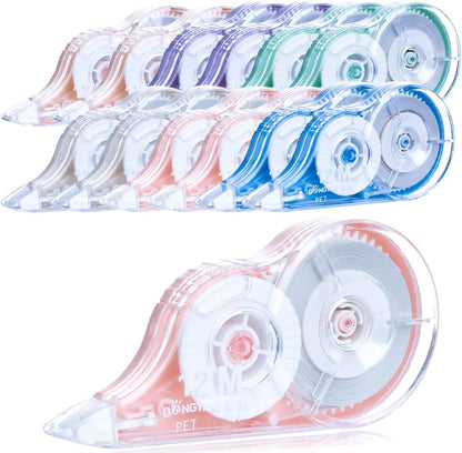 Correction Tape, 12 Pack Correction Tape Dispenser, Easy to Use Applicator for Instant Corrections, Study Supplies and Office Products, 144mx5mm