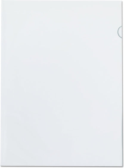 Pendaflex Color Jacs Transparent File Jackets, Letter Size, Poly, Clear, 50 per Box (61504EE)