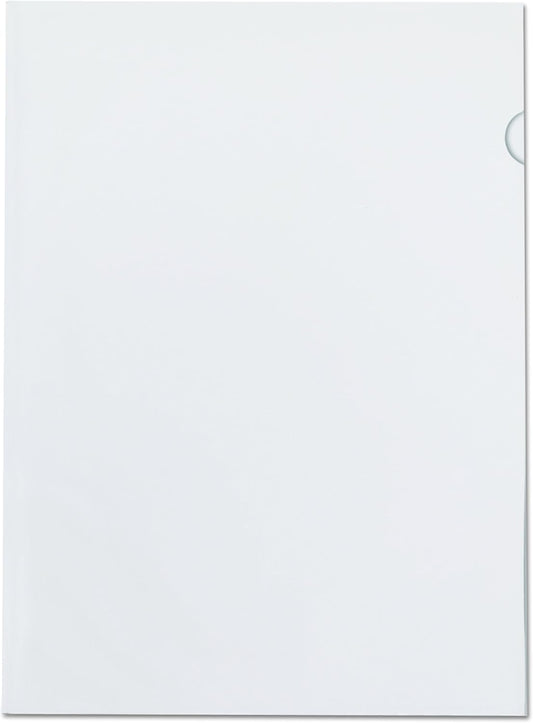 Pendaflex Color Jacs Transparent File Jackets, Letter Size, Poly, Clear, 50 per Box (61504EE)