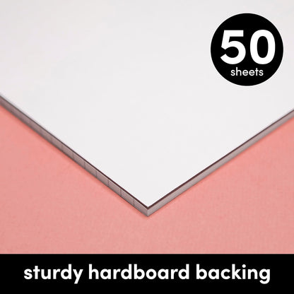 PAPERAGE Lined Legal Pads, (Rainbow), 6 Pack, 50 Sheets Each, Wide/Legal Ruled, Note Pads, Paper, 5 inches x 8 inches