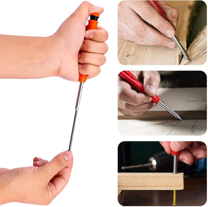 36 Pcs 2.8mm Pencil Lead Refills for Carpenter Mark Pencils Solid Deep Hole Mechanical Construction-Pencil Replacements Study Leads for Architect Woodworking Marking Scribe Tools, Black