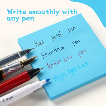 Sticky Notes 3x3 Inch (48 Pads) Bright Colors Self-Stick Memo Pads, Thick Paper Easy to Stick & Remove