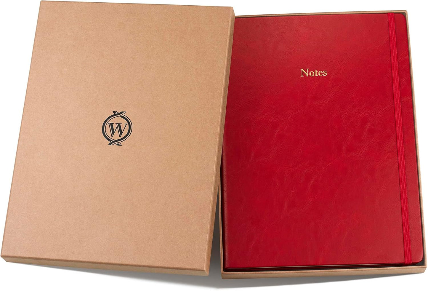 Wykeham's Executive Notebook – 8.5" x 12" – Customization Available (Personalized Black – Lined)