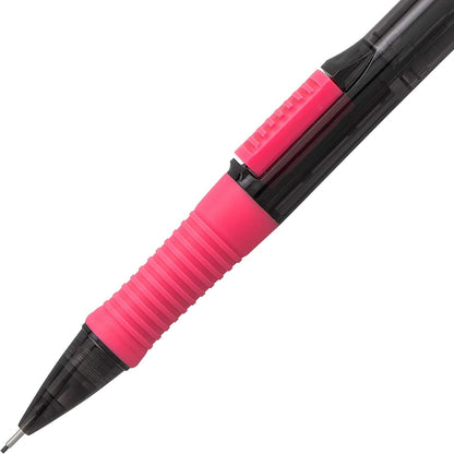 Pentel Quick Click Pop Mechanical Pencil, (0.7mm), Medium, 2 Eraser Refills, Pack of 4 (PD217ALEBP4)