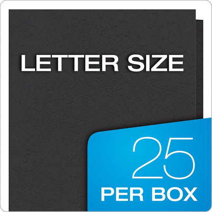 Oxford Two-Pocket Folders w/Fasteners, Red, Letter Size, 25 per Box (57711)