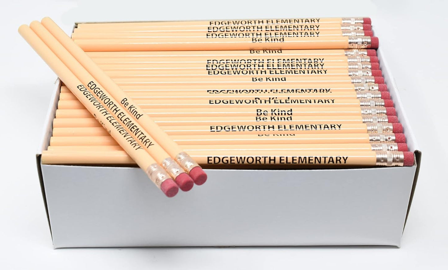 Pencil Guy Promotional Personalized Imprinted Round Pencils.-500 per box