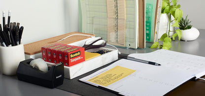 Scotch Transparent Tape, Clear Tape Engineered for Office and Home Use, 1 Inch Core 3/4 in x 1000 in, 3 Boxes