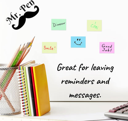 Mr. Pen- Small Sticky Notes, 1.5"x2", 36 Pads, 2160 Sheets, Bright Colors, Mini Sticky Notes Bulk, Self-Stick Note Pads, Perfect for Office, School, Home, Study & Organization