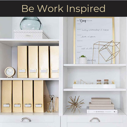 BLU MONACO | Cardboard Magazine File Holder Set of 4 | Vertical Magazine File Holder for Desk and Shelves | Standing File Holder for Classroom School Paper Storage