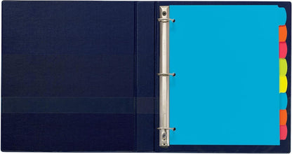 Avery Write & Erase 8 Tabs Plastic Divider for 3 Ring Binders, 3 Sets (8 Colors)