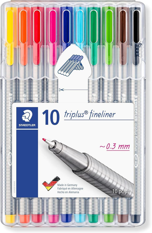Staedtler Triplus Fineliner 0.3 mm Porous Point Pen 334 - SB10