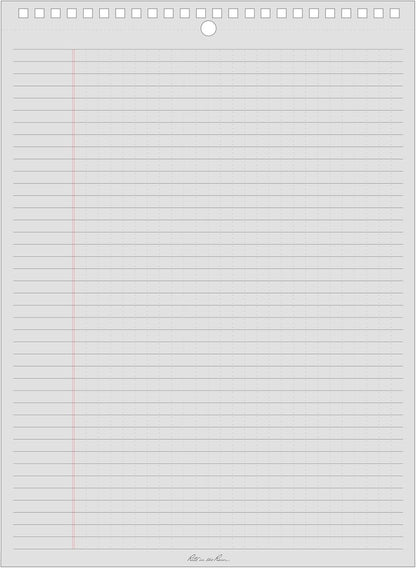 Rite in the Rain Weatherproof Legal Pad, 8.5" x 11", Gray Cover, Legal Pattern (No. LP785)