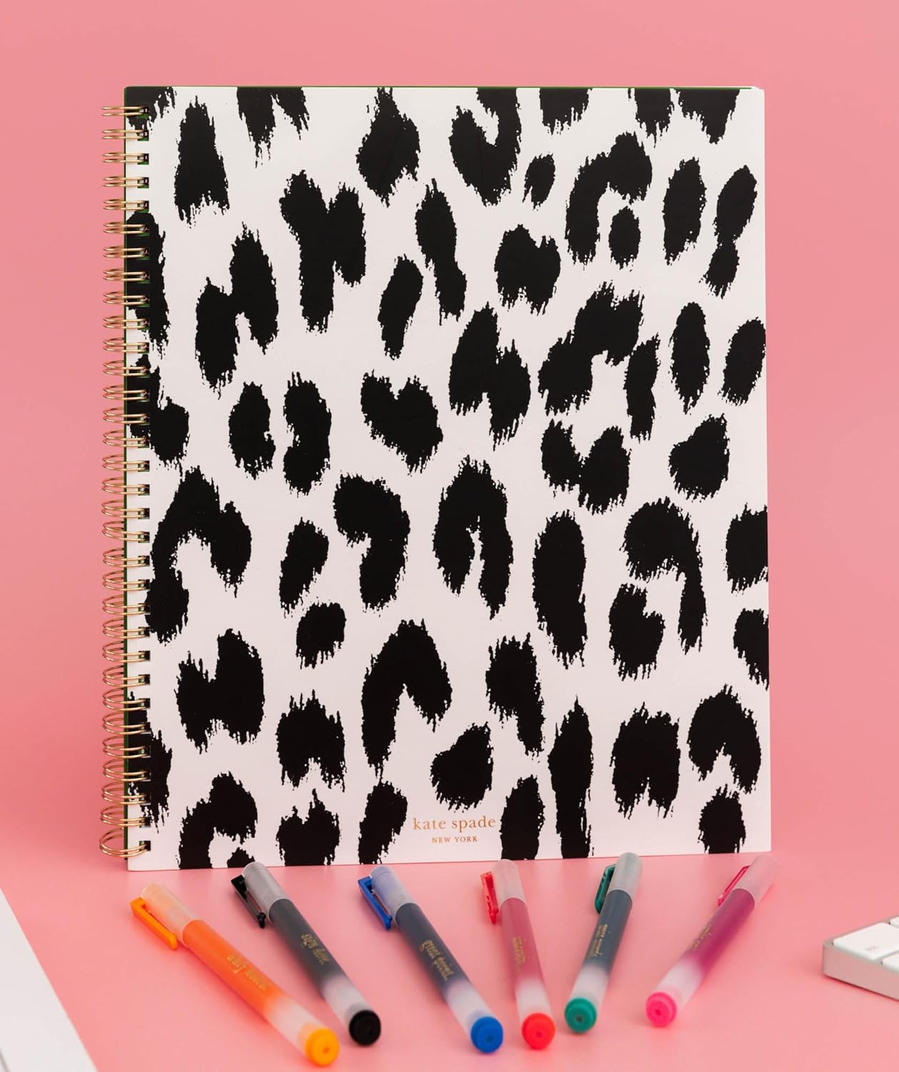 kate spade new york Large College Ruled Notebook, 11" x 9.5" Spiral Notebook with 160 Pages